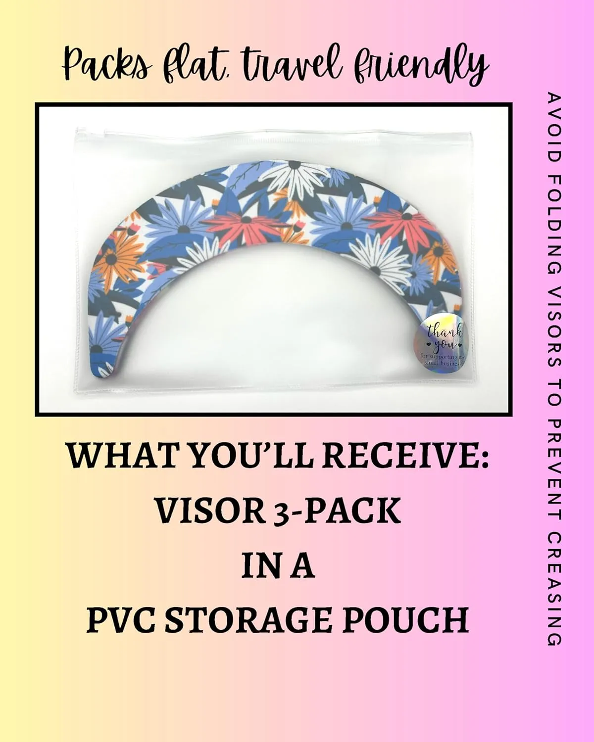 Visor ATTACHES to Sunglasses, EVA Foam, Unisex